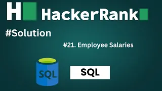 Employee Salaries II hackerrank sql II hackerrank II hackerrank sql question II basic sql problems