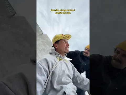 QUANDO A CRIANÇA RESOLVE IR NA PISTA DE SKATE #shorts