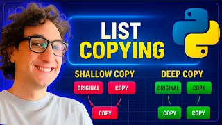 How to Copy Python Lists Safely Visually Explained Shallow Copy vs Deepcopy Course 29