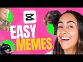 How to Create Memes for FREE QUICK EASY CapCut Tutorial
