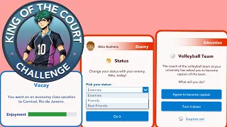 HOW TO COMPLETE THE KING OF THE COURT CHALLENGE turn an enemy into a best friend Bitlife