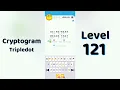 Cryptogram Tripledo Level 121 Solutions Logic Puzzle Game Mini Boss