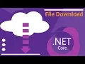 ASP NET Core File Download Tutorial Image example