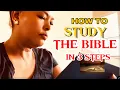 How to Study the Bible Effectively 3 Simple Rules That Work