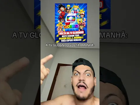 AMANHÃ TEM TV GLOBINHO