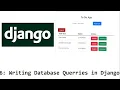 6 - Get data from Database Display in Frontend Django Fullstack Todolist Website