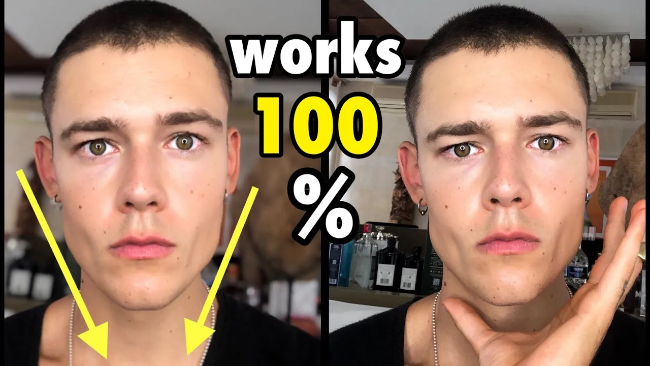 How to GET a SLIM and CHISELED FACE FAST! No Face Fat, No Bullshit Facial Exercises!