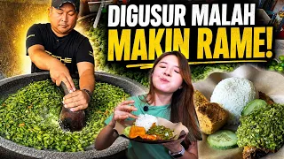 AYAM COBEK CABE IJO VIRAL AA SIPIT, DIGUSUR MALAH MAKIN RAME!