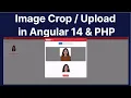 Angular 14 Image Crop Upload With PHP ngx-image-cropper