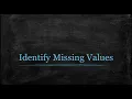 Identify missing values popular interview question