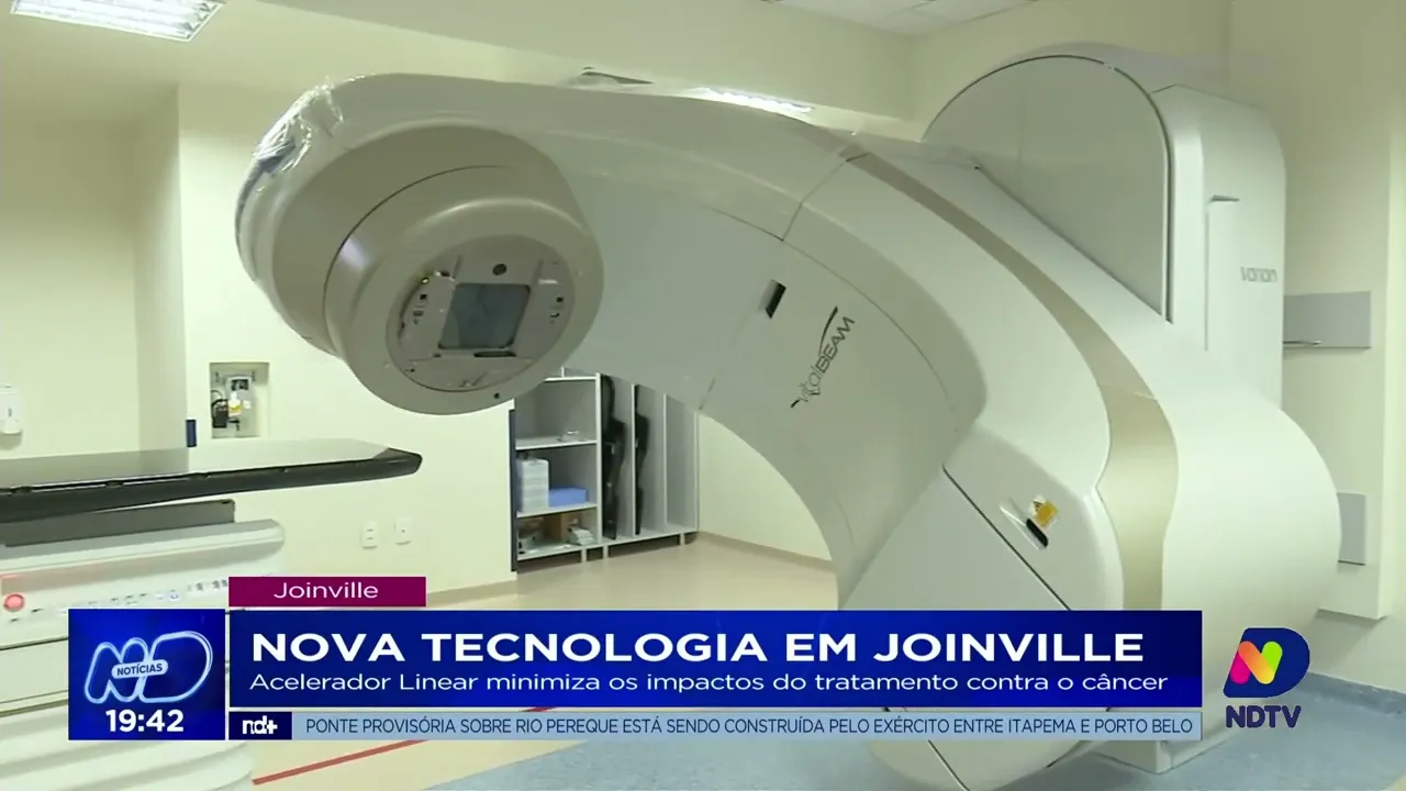 Nova tecnologia em Joinville: Acelerador Linear minimiza os impactos do tratamento contra o câncer
