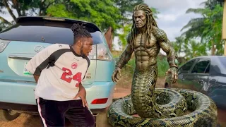 Half Snake || Mark Angel Comedy | Mr Beast | Mr Macaroni | Omoni Oboli tv | bimbo denote tv