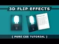 3D Flip Hover Effects - CSS3 Hover Effects