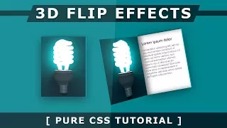 3D Flip Hover Effects - CSS3 Hover Effects