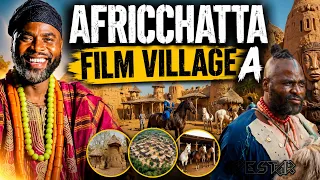 tour of ibrahim chattas africchatta film village nigerias biggest movie village