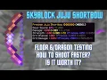 How to make Juju Bow Shoot Faster Floor Testings - Hypixel Skyblock