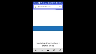 Android WebView Browser example - Android Studio