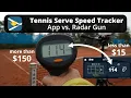 Radar Gun vs Tennis Serve Speed Tracker App