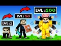 Evolving To MAX LEVEL in Minecraft