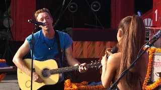 Download Ariana Grande \u0026 Coldplay - Just a Little Bit of Your Heart (Global Citzen 2015) MP3