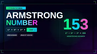 Python Armstrong Number Program Simple Explanation for Beginners