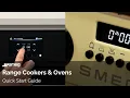 How to Set Up Your Smeg Oven or Range Cooker Smeg Appliances