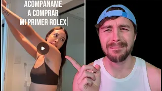 Se compró un Rolex sin dinero SUYO y aún vacila (es del novio jaja)