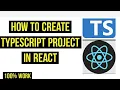 2022 - How to create typescript project in react in hindi How to install typescript in react