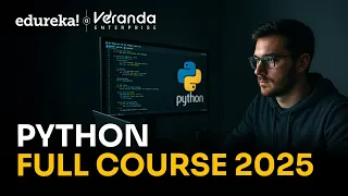 Python Full Course 2025 Python for Beginners Best Python Course with Examples Edureka