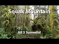 Peakbagging on Squak Mountain - All 3 Squak Mountain Summits