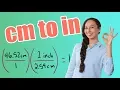 cm to in How to Convert Centimeter to Inch