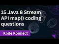 15 Java 8 Stream API map coding questions