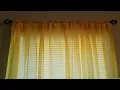 Amazon Product Review - Yellow and Grey Ombre Pattern Sheer Curtains for Living Room and Bedroom