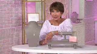 Diamonique x Kathy Levine Ice Dance Baguette Cuff Sterling Silver on QVC