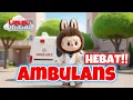 Lagu Tolong! Labubu Naik Ambulans 🚑 | Lagu Anak Edukasi Situasi Darurat