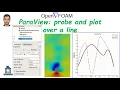 ParaView probe data and plot over a line