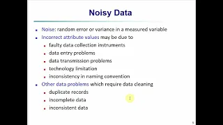 Datamining Data Preprocessing chapter 3 Part A