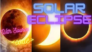 Solar Eclipse effect using HTML CSS HTML CSS Practice