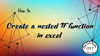 IGCSE ICT 0417 using a nested IF function in a spreadsheet excel