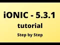 install ionic 5 -
