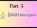 Part - 3 Java Programming Data Types Explained In Afan Oromo
