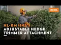 HL-KM 145 Adjustable Hedge Trimmer KombiSystem Attachment STIHL