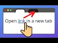 How to Make HTML Links Open in a New Tab