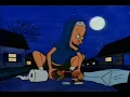 Beavis transforms into The Great Cornholio