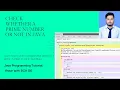 check whether number is prime or not in java Prime number or not java using bluej