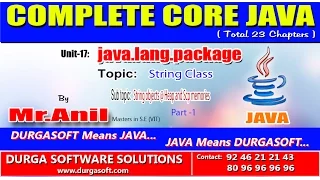 Core Java - java lang package