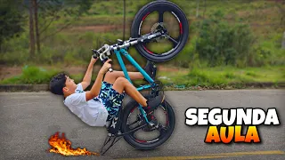 ATÉ QUE ENFIM MEU IRMÃO CONSEGUIU RASPAR A GARUPA DA MINHA BIKE MONTADINHA PART#2