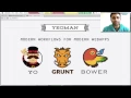 Getting started with Yeoman and generator-webapp