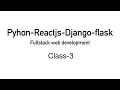 Fullstack React - Python