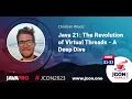 Java 21 The Revolution of Virtual Threads - A Deep Dive Christian Woerz EN